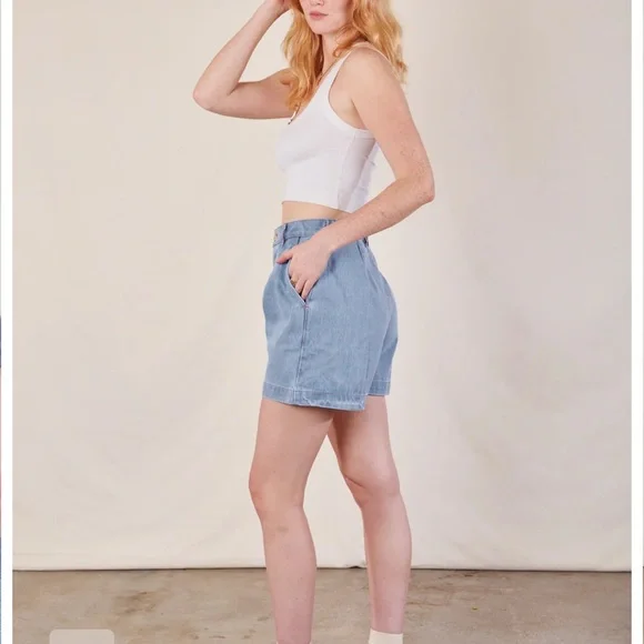 Big Bud Press Light Blue Jean Shorts - Picture 4 of 7